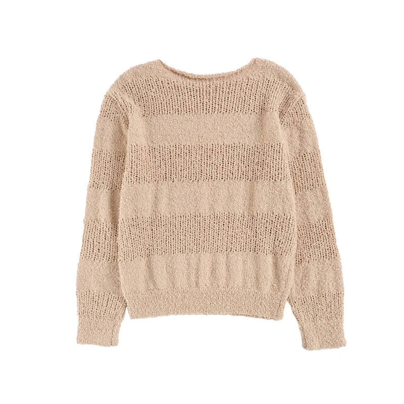 Sweter wełniany - Granatowy, wełniany sweter z okrągłym dekoltem. Jak ciepły jest sweter