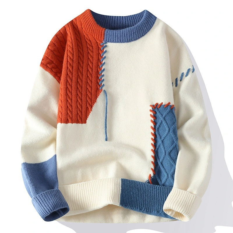 Sweter kolorowy pullover męskiej pullover