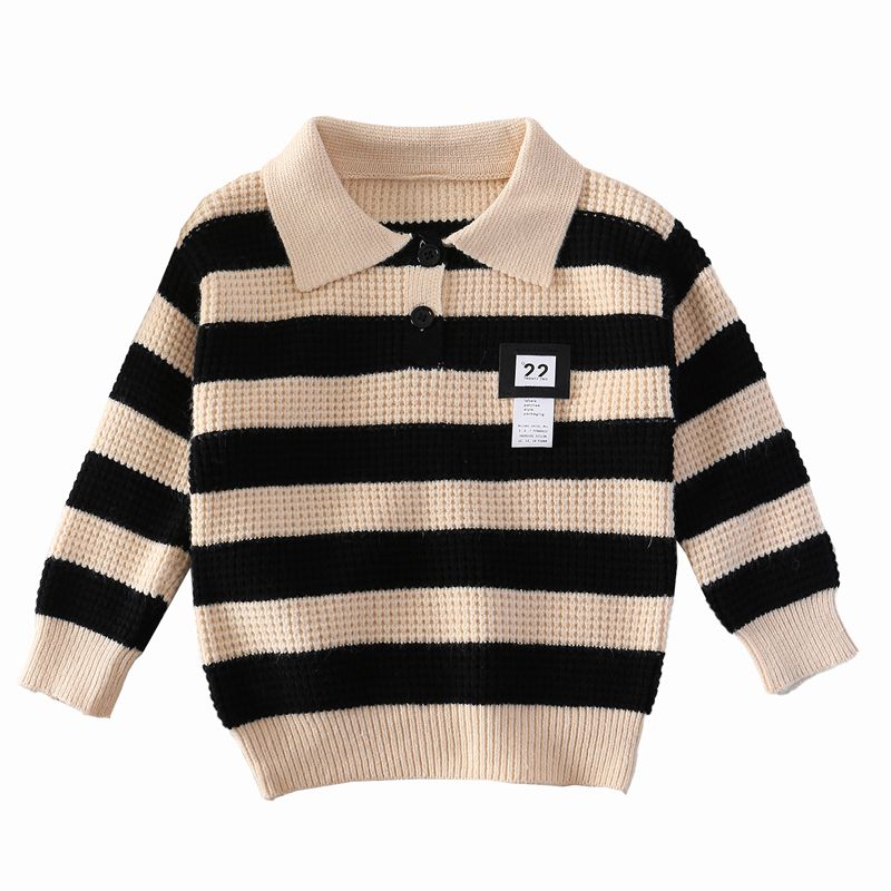 Piose Polo Collar Knit Sweter