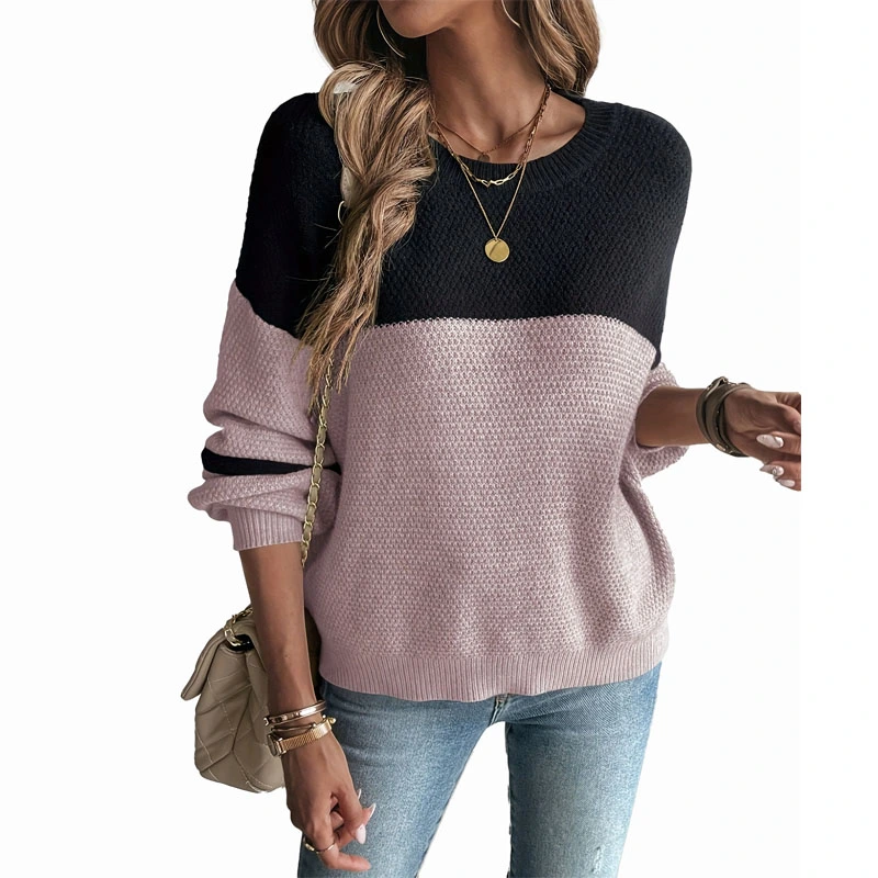 Kobiety kolorowe boch pullover sweter